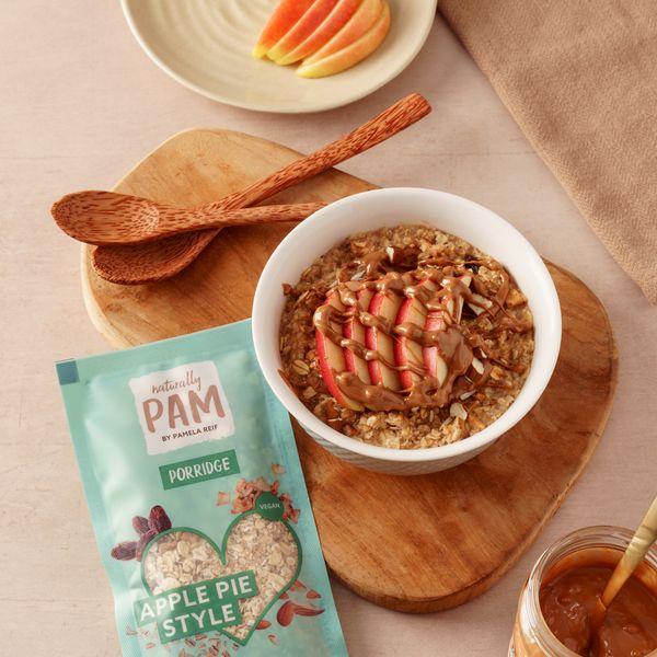 Actual product image Naturally Pam Organic Porridge Apple Pie Style (350 g)