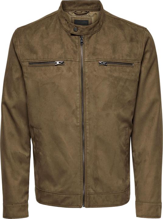 Only & Sons Wildlederimitat- Jacke (L)