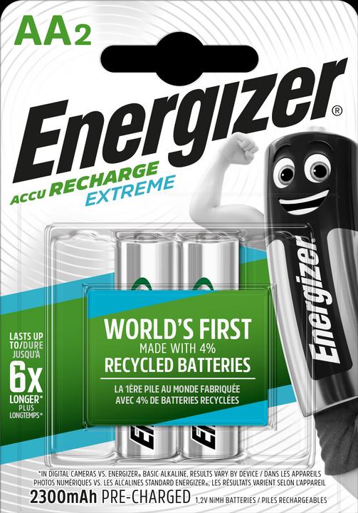 Produktbild Energizer Recharge Extreme (2 Stk., AA, 2300 mAh)