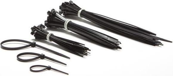 Produktbild Velleman NYLON-KABELBINDER-SET - SCHWARZ (75-tlg.) (75 Stk.)