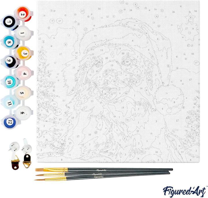 Produktbild Figured'Art Mini Malen nach Zahlen mit Rahmen - Reiseplakat San Francisco
