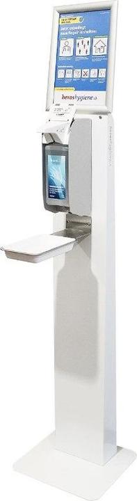 Actual product image Heroshygiene Desinfektionssäule mit Sensor Premium Desinfektionsmittelspender 1000ml