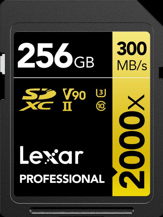 Immagine prodotto Lexar Serie Oro Professionale (256 GB, SDXC, U3, UHS-II)