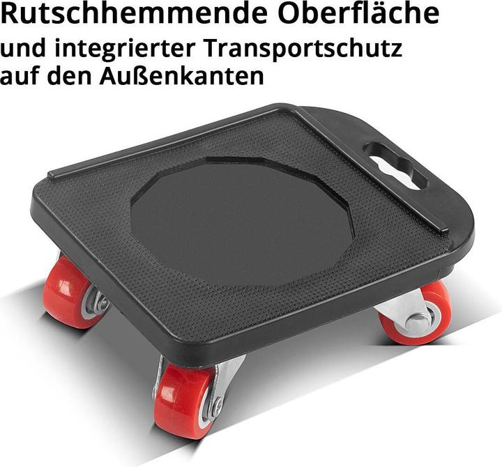 Actual product image Stahlwerk Furniture transport set 4 transport rollers and 1 practical furniture lifter (400 kg)