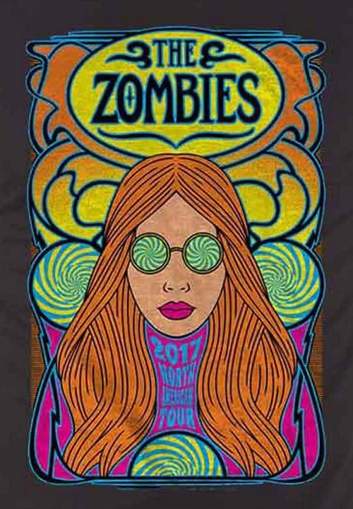 Immagine prodotto The Zombies Maglietta unisex per adulti del tour nordamericano (S)