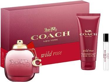 Coach Wild Rose - Eau De Parfum 90 Ml + Body Lotion 100 Ml + Eau De Parfum 7.5 Ml (Eau de Parfum, 100 ml)