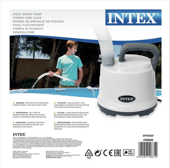 Actual product image Intex Suction pump