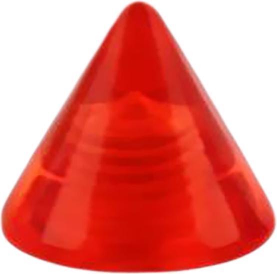 Immagine prodotto Star Piercing Cono rosso trasparente (senza ottone, Acrilico)