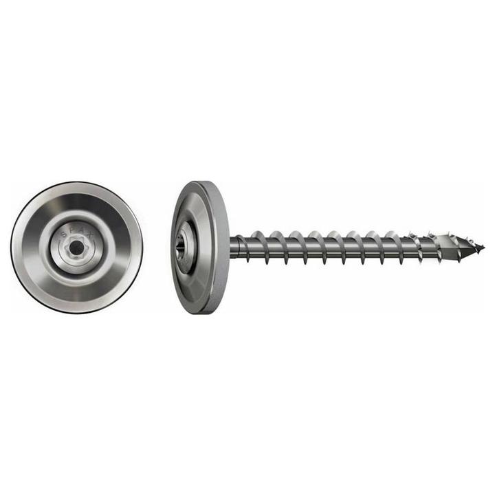 Produktbild Spax SPENGLERSCHRAUBE A2 T-STAR PLUS T20 4CUT DICHTSCHEIBE 20MM 4,5X25 Universal (1 Schrauben pro Stück)
