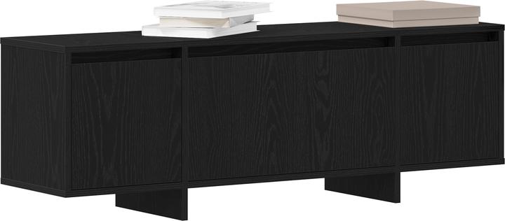 Actual product image VidaXL TV cabinet black oak 120x30x40.5 cm wood-based material (120 x 30 x 40.5 cm)