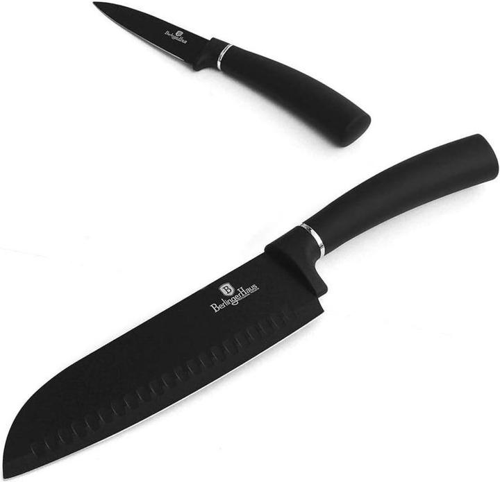 Produktbild BerlingerHaus KNIFE SET BH-2565 Black Silver WITH STAND