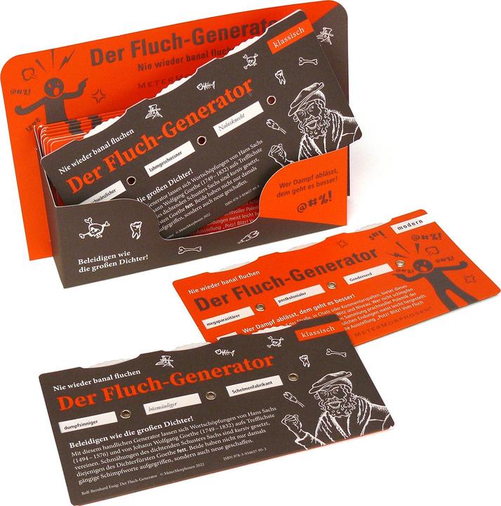 Actual product image The Curse Generator. Never curse banally again (German)