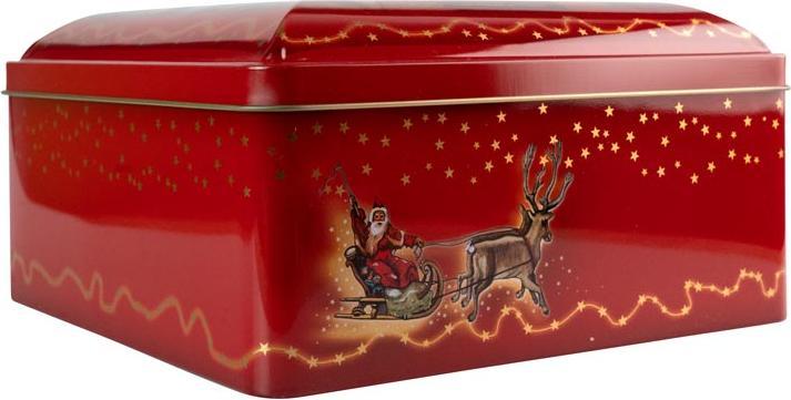 Produktbild miniSchoggi Keksdose Santa is coming, 200 x 200 x 110 mm