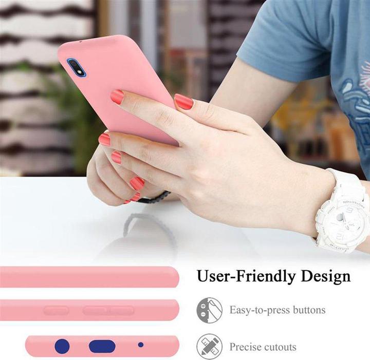 Immagine prodotto Cadorabo Copertura della cassa del silicone liquido TPU (HTC One M10, Samsung Galaxy A10)