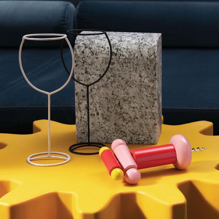 Produktbild Alessi Korkenzieher VALUES COLLECTION gelb/klein gemustert (Korkenzieher)