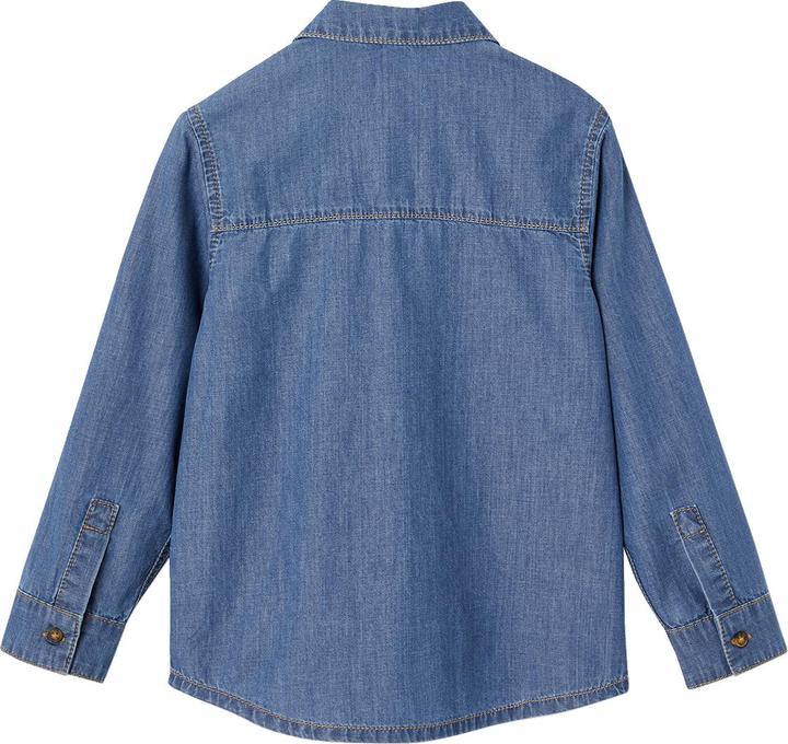 Image du produit Vertbaudet Jungen-Hemd aus Light-Denim (128)