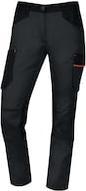 Produktbild Deltaplus Arbeitshose Damen stretch MACH2 V3, grau/orange, Grösse XS (XS)