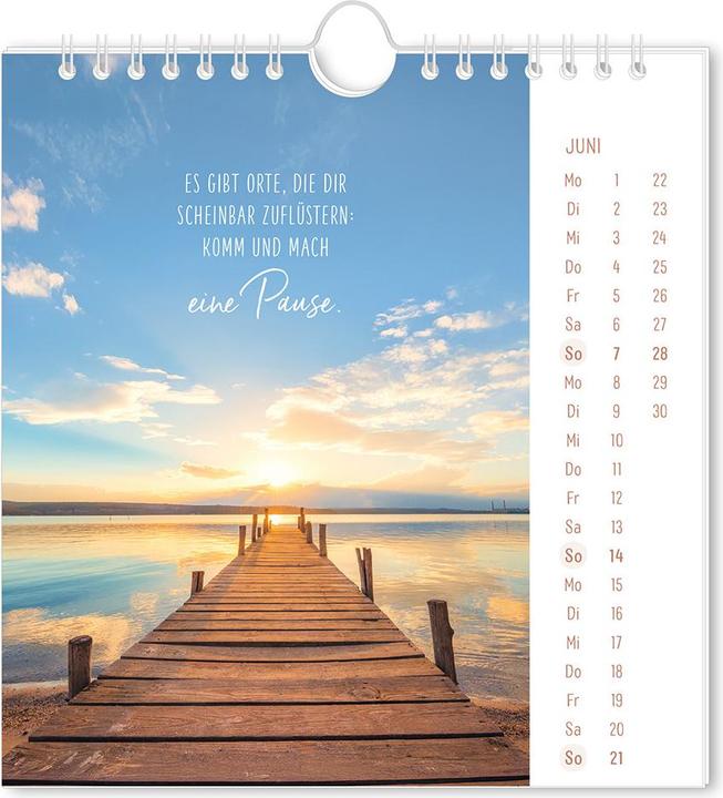 Produktbild Postkartenkalender 2026 Lichtblicke (16 x 17 cm, Harter Einband, Deutsch)