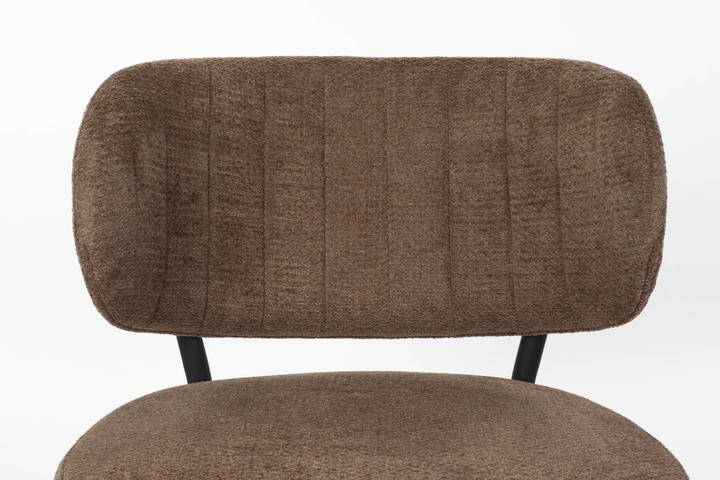 Actual product image Zuiver Sanne Lounge Chair Orange Grey