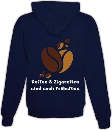 Immagine prodotto Schwesternuhr Felpa con cappuccio Coffee & Cigarettes Unisex (XXL)