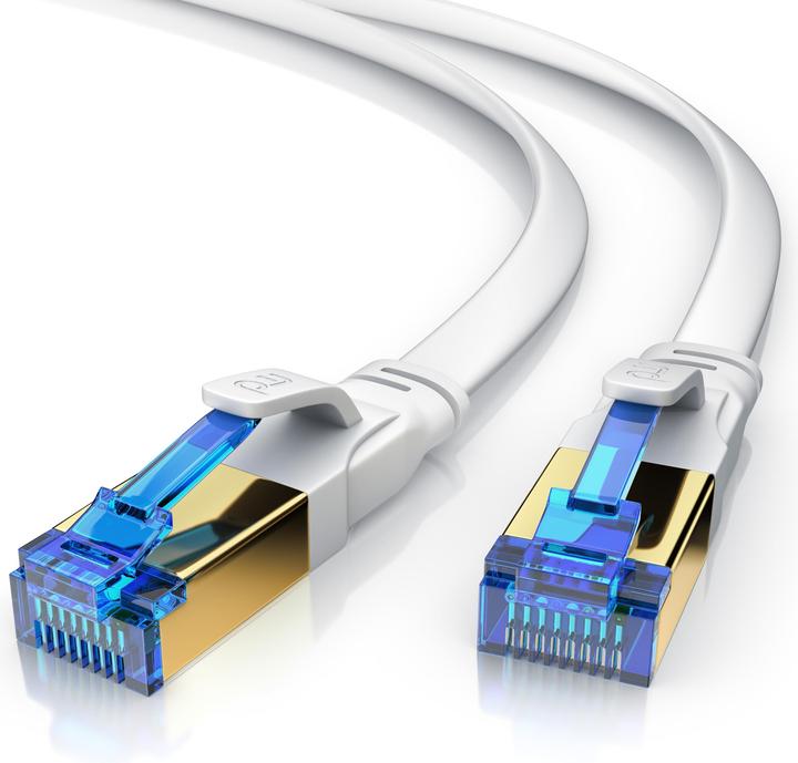 Primewire Câble réseau plat (U/FTP, PiMF, CAT8.1, 15 m)