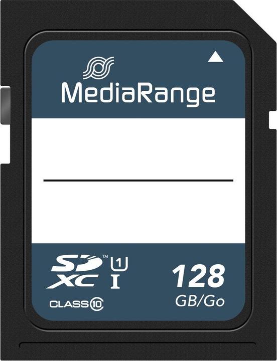 MediaRange SD Card SDXC CL.10 UHS-1 (128 GB, SDXC, U1, UHS-I)
