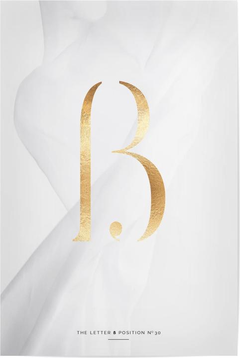 artboxONE Collezione Lettere Oro | ss (20 x 30 cm)