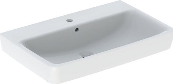 Produktbild Geberit Aufsatzwaschbecken Renova Plan 75 cm wei 501725001 (480 mm, 750 mm)