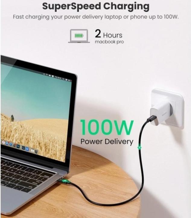 Image du produit Ugreen Câble Thunderbolt 3 USB-C (0.50 m, USB 3.1, 100 W)