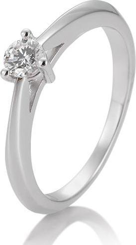 Breuning Verlobungsring 3er Krappe (51, 585/14 K Gold)