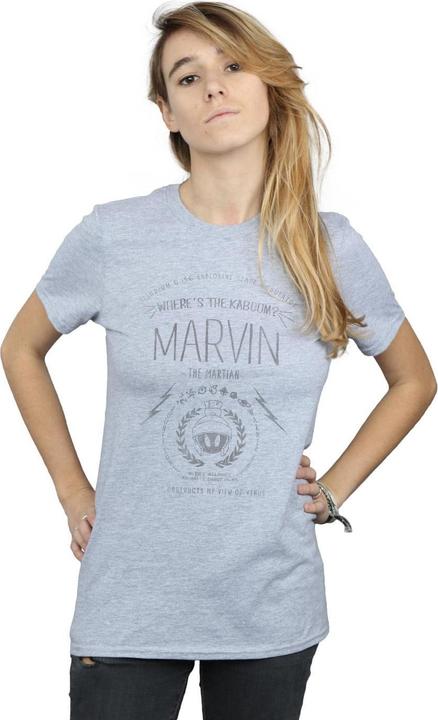Immagine prodotto Looney Tunes Marvin The Martian Where's The Kaboom Maglietta Ampia Donna (XXL)