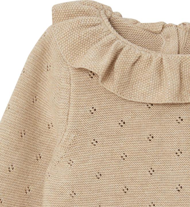 Produktbild Vertbaudet Baby-Set: Strick-Kurzoverall mit langen Ärmeln & Mütze Oeko-Tex (68)