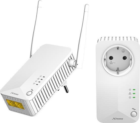 Produktbild Strong Powerline Wi-Fi 500 Kit PowerLine Router (POWERLINE WIFI 500 DUO) (300 Mbit/s)