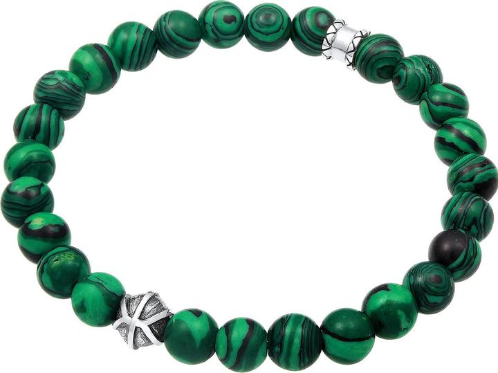 Immagine prodotto Kuzzoi Bracciale di base, bracciale di pietre preziose, palla (23 cm, Plastico, Resina sintetica, Nessuna pietra, Argento 925)