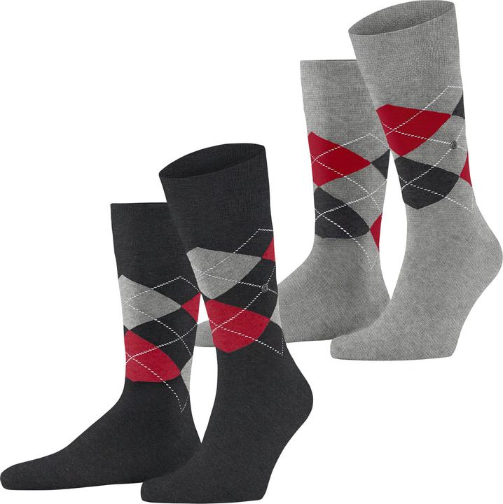 Burlington Socken Casual Bequem sitzend (2er Pack, 40 - 46)