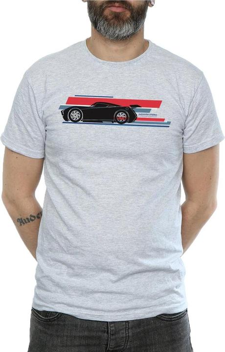 Immagine prodotto Disney Cars Jackson Storm Stripes Maglietta Uomo (XL)