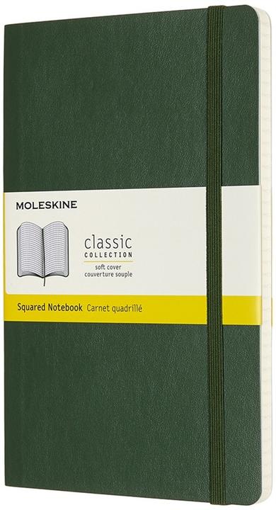 Moleskine Notizbuch Classic (A5, Kariert, Weicher Einband)