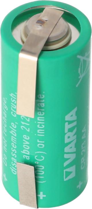 Actual product image Varta Batterie CR2/3AA, 6237 mit Lötfahne U-Form, 6237301301 (1 pcs., 2/3 AA, 1350 mAh)
