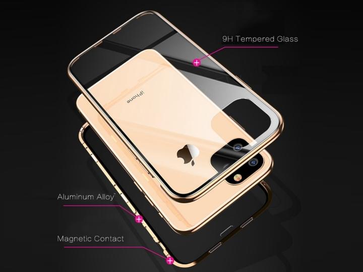 Produktbild G-Case Apple iPhone 11 Pro Aluminium Magnetic Glass Case Hülle (Apple iPhone 11 Pro)
