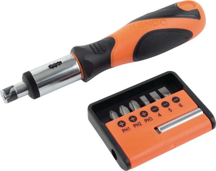 Kendo Bit Set with ratchet 8-piece (1/4")