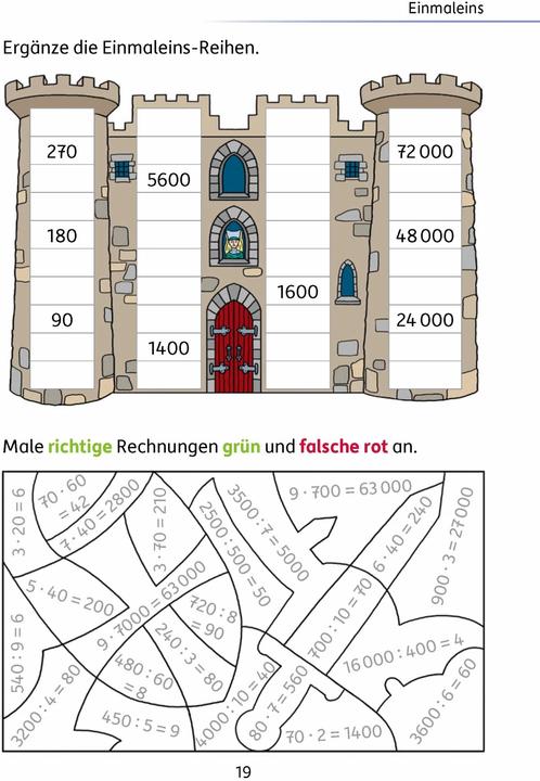 Produktbild Mein Rätselblock Mathe 4. Klasse (Deutsch, Katrin Merle, Carola Materna, 2023)