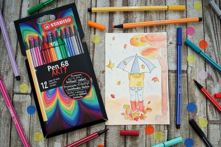Image du produit STABILO Pen 68 Feutre Premium (Trié, 12 x)