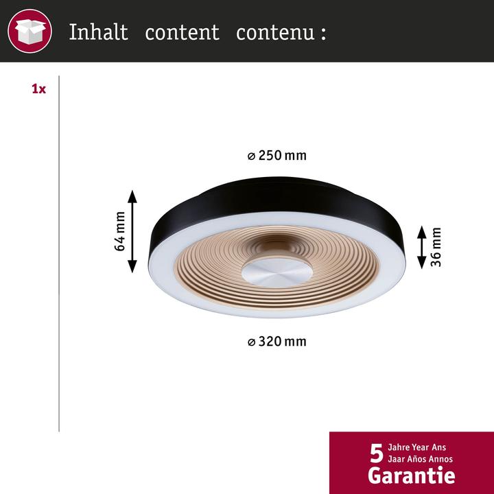 Produktbild Paulmann Deckenleuchte Volea (2120 lm)