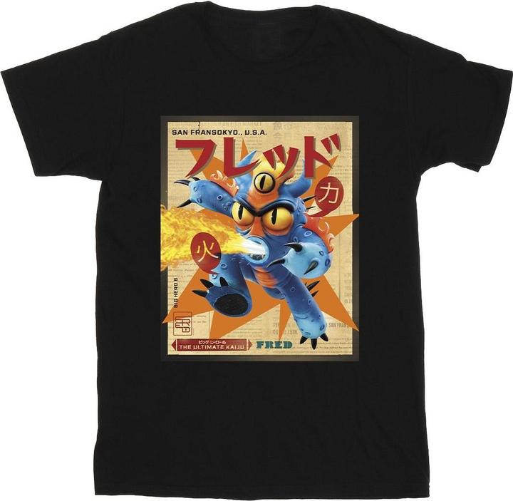 Disney Big Hero 6 Baymax Fred Newspaper TShirt