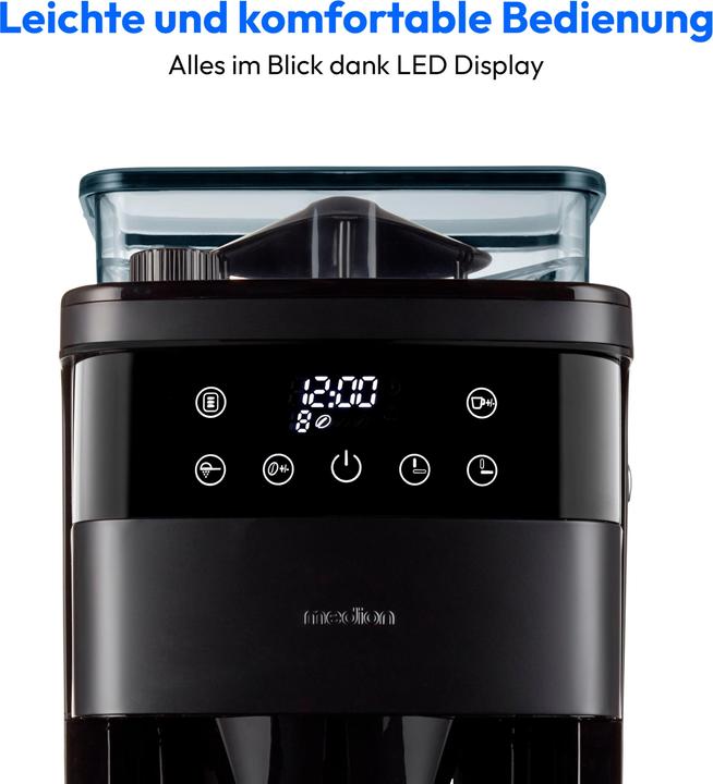 Actual product image Medion MD 19911 Coffee machine with grinder black