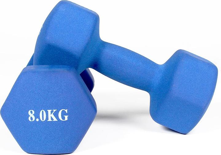 Immagine prodotto Gladiatorfit Manubri in neoprene (2 x 8 kg)