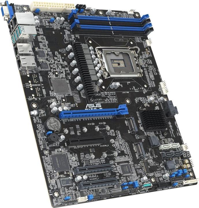 Immagine prodotto ASUS P13R-E LGA1700 C266 ATX Server MB 4xDDR5 8xSATA 2xM.2 (LGA 1700, Intel C266, ATX)