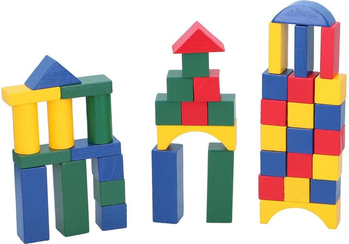 Actual product image Marionette Wooden Toys Building blocks 75pcs 100% FSC
