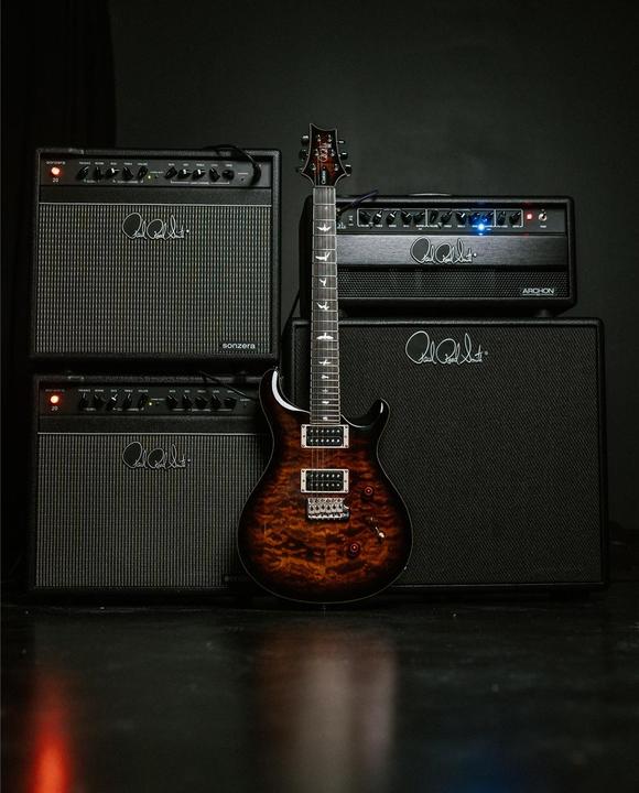 Produktbild PRS SE Custom 24 Quilt (E-Gitarre, Mahagoni, Ebenholz, Ahorn)