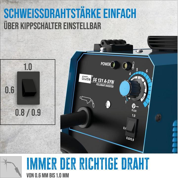 Actual product image Güde SG 131 A-SYN